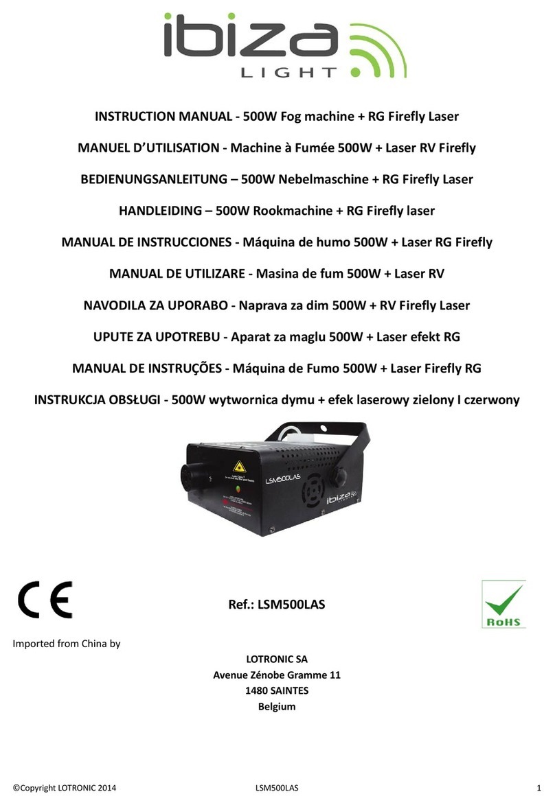 Ibiza LSM500LAS User manual