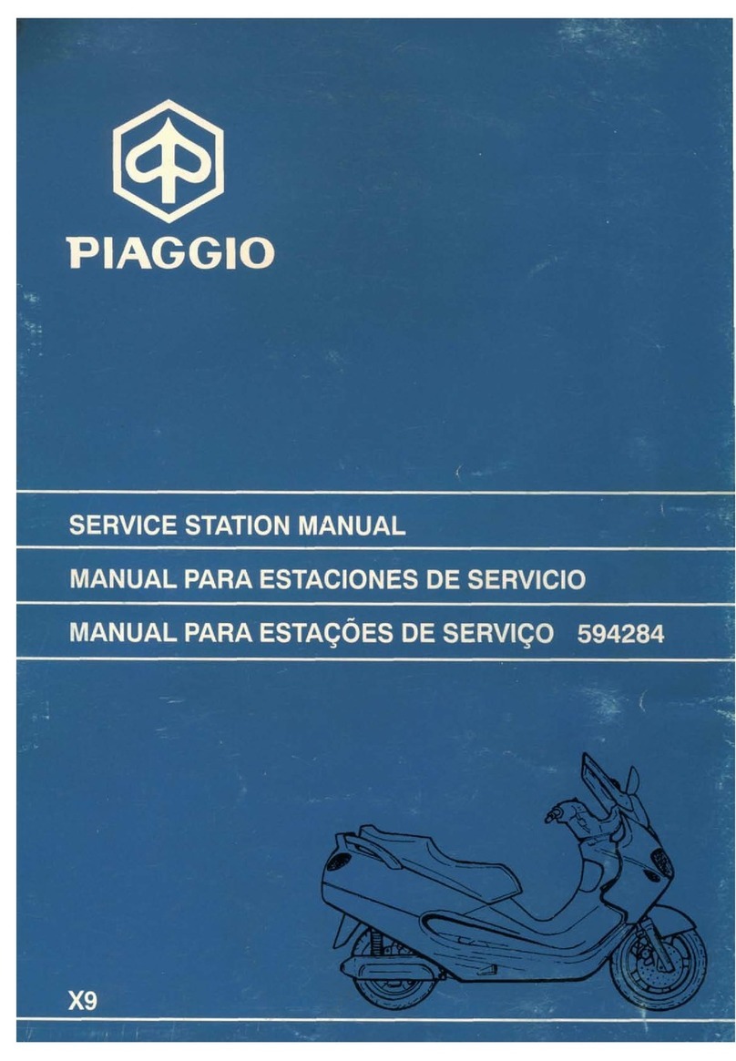 PIAGGIO X9 Evolution 500 Service station manual