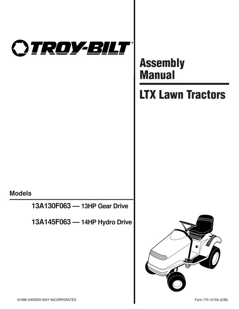Troy-Bilt 13A-130F063 User manual Troy-Bilt 13A-130F063 User manual