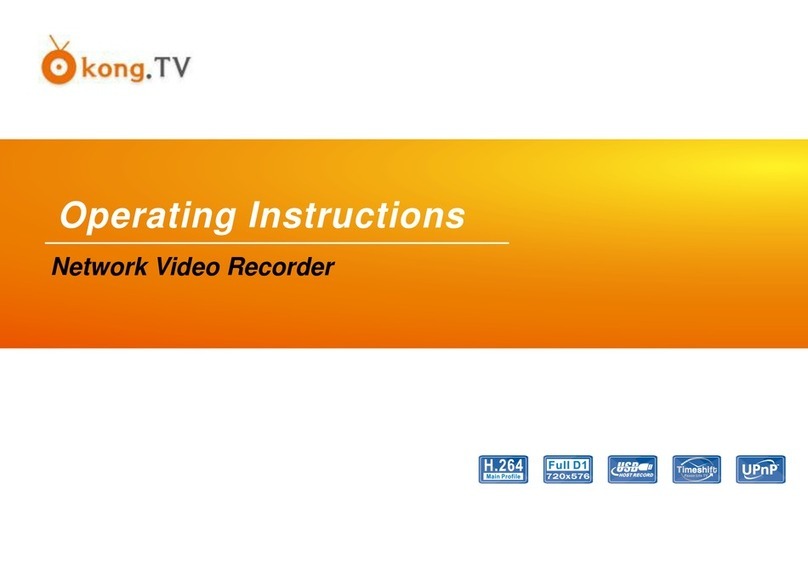 Kong TV 8960 operating instructions