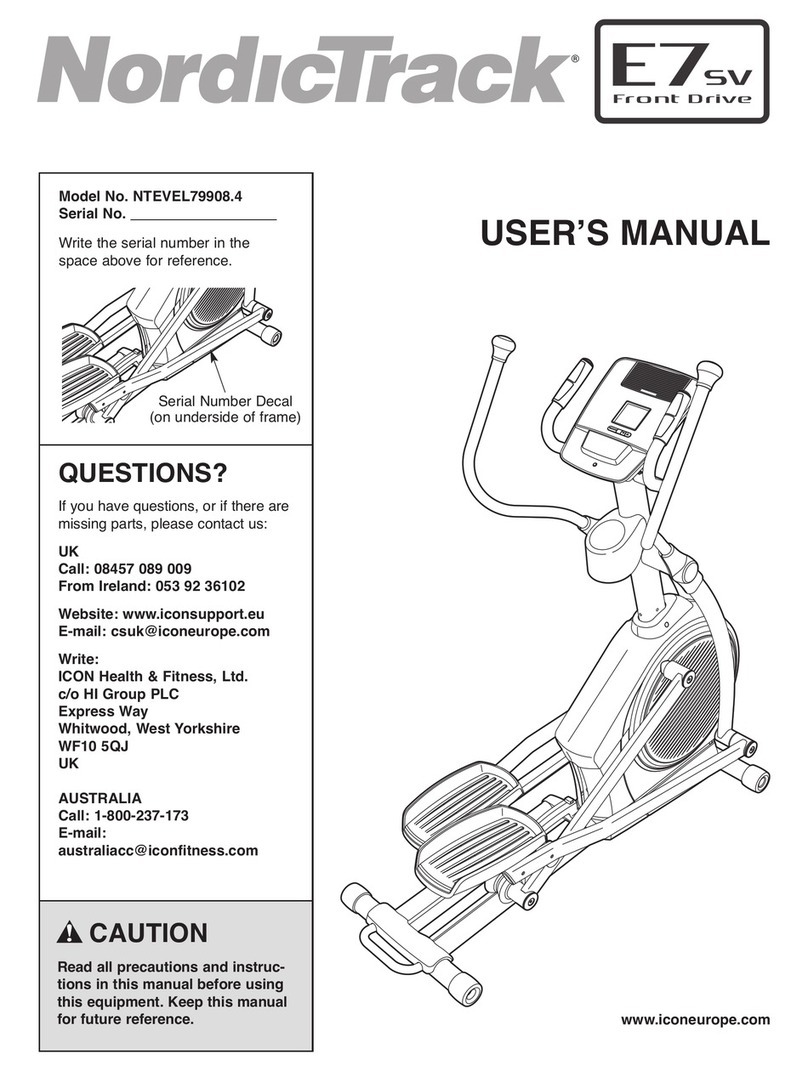 NordicTrack NTEVEL79908.4 user manual