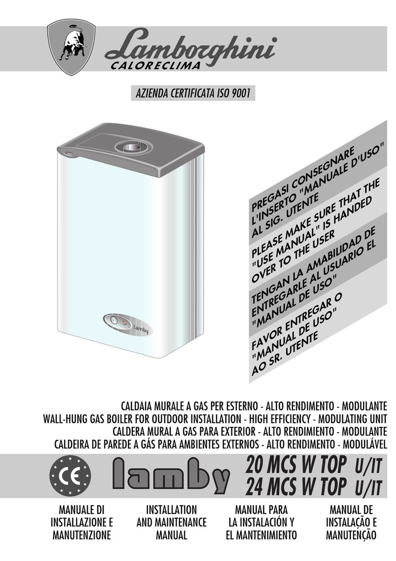 Lamborghini Caloreclima 20 MCS W TOP U/IT Manual