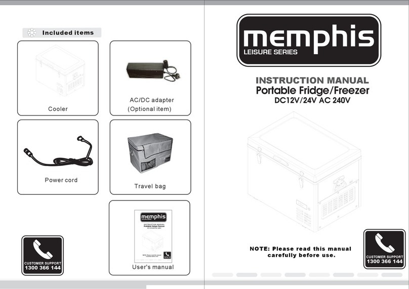 Memphis CFF55L instruction manual