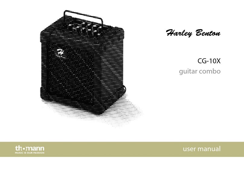 thomann Harley Benton CG-10X user manual