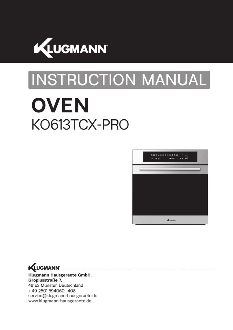 Klugmann KO613TCX-PRO User manual Klugmann KO613TCX-PRO User manual