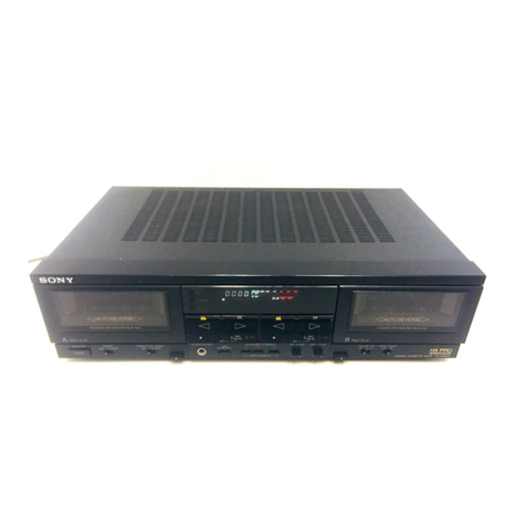 Sony TC-WR10ES Service manual