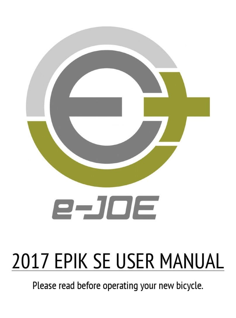 e-Joe EPIK SE 2017 User manual