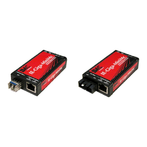 IMC Networks IE-Giga-MiniMc/LFPT TX/SFP User manual