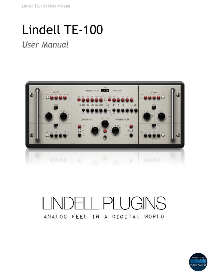 Lindell Audio TE-100 User manual