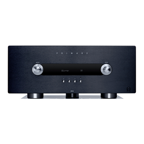 Primare SP33 user guide