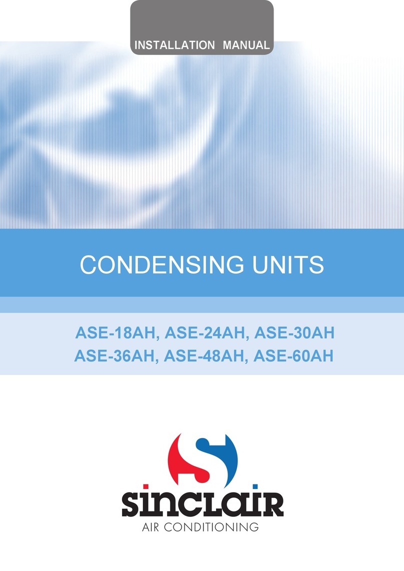 Sinclair ASE-36AH User manual