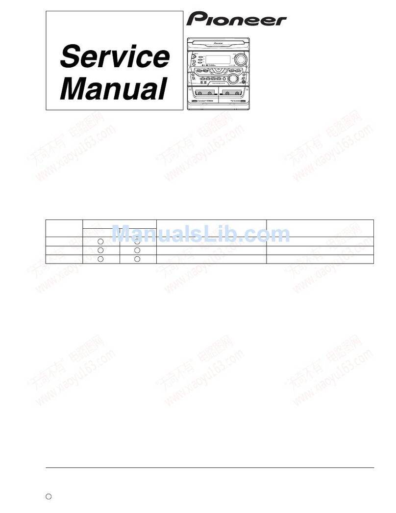Pioneer XR-A670 User manual
