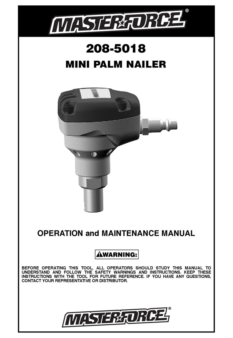 MasterForce 208-5018 User manual