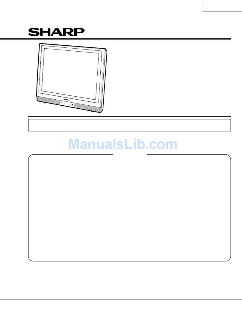 Sharp Aquos LC-13S1E User manual