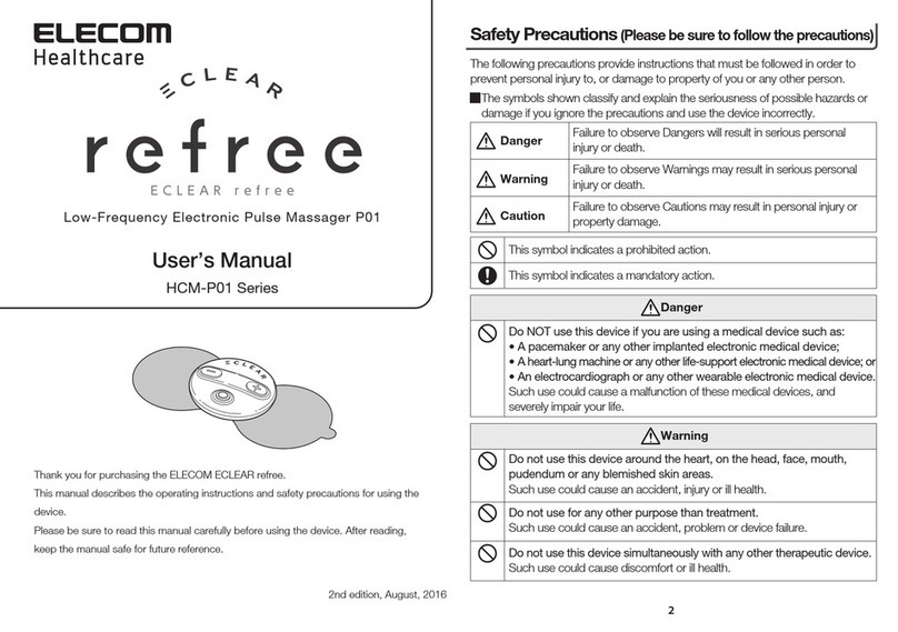 Elecom refree HCM-P01 series User manual