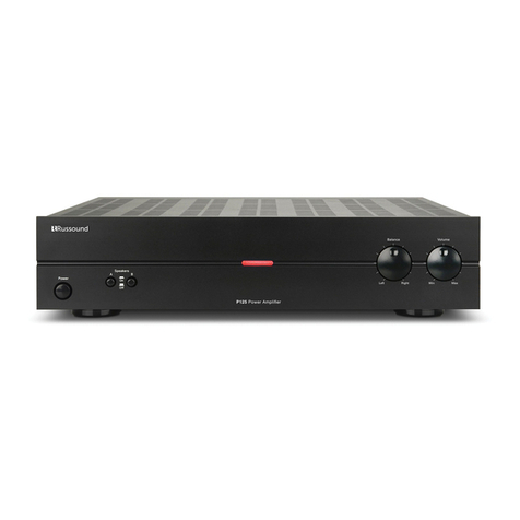 Russound P125 User manual