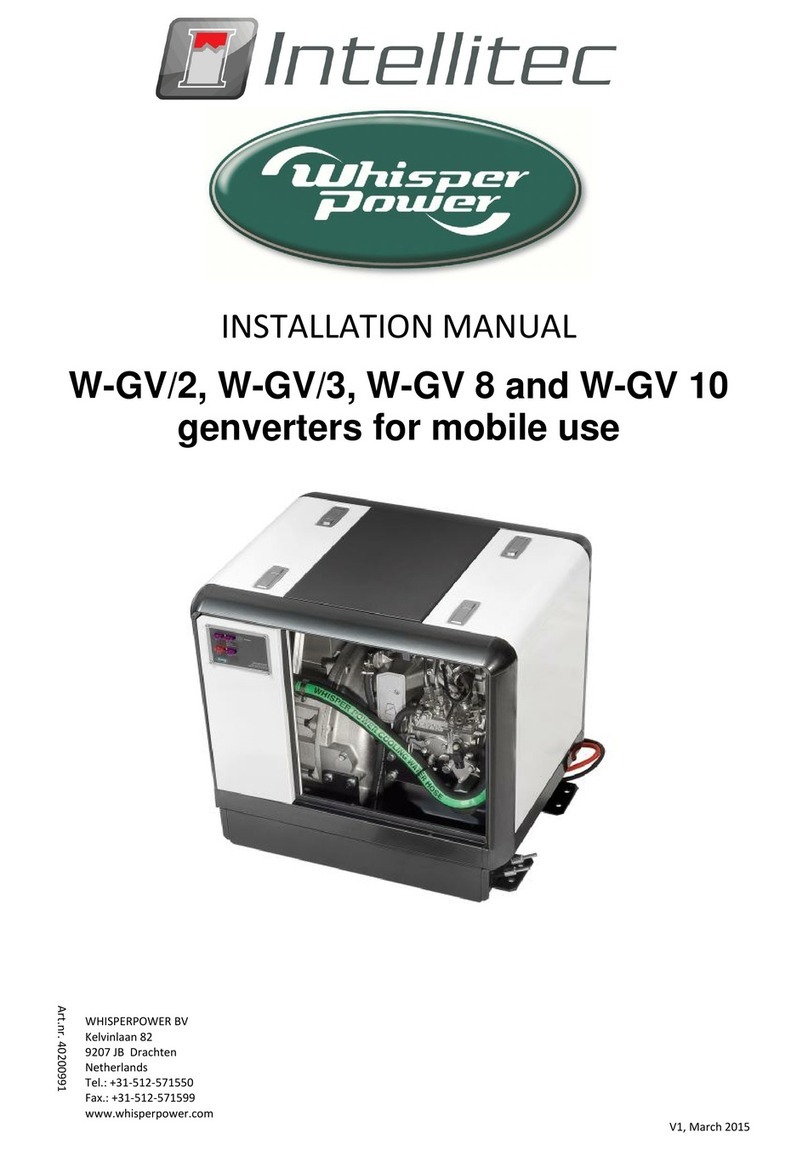 Intellitec W-GV/2 installation manual
