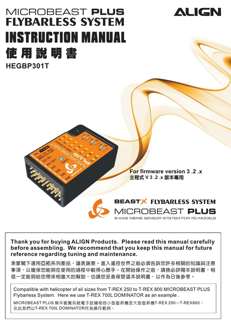 Align microbeast plus HEGBP301T instruction manual