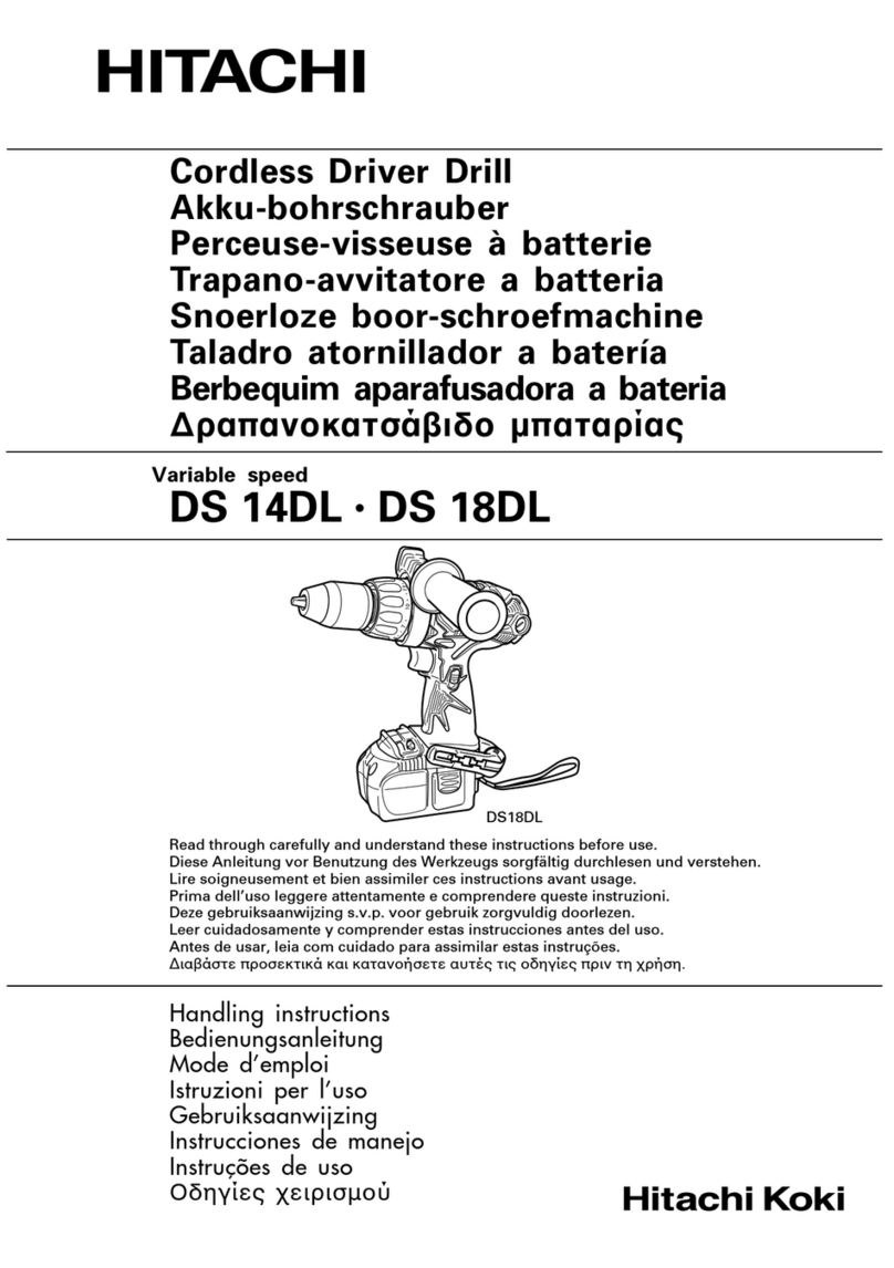 Hitachi DS 14DL User manual