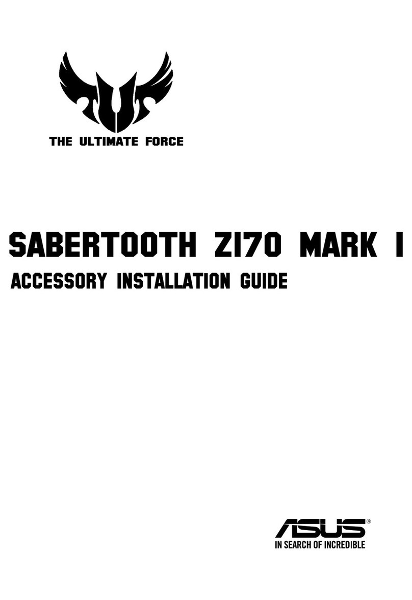 Asus SABERTOOTH Z170 MARK 1 User manual