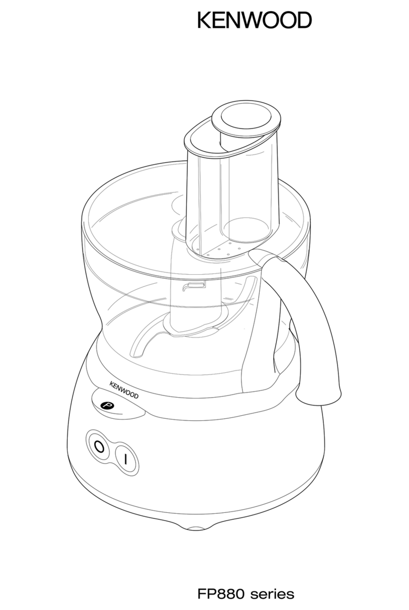 Kenwood FP880 series User manual