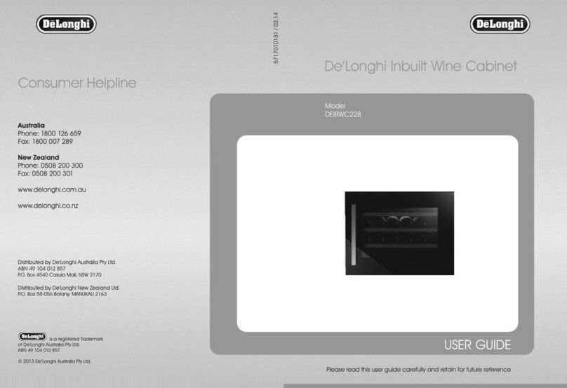 DeLonghi DEIBWC22B User manual