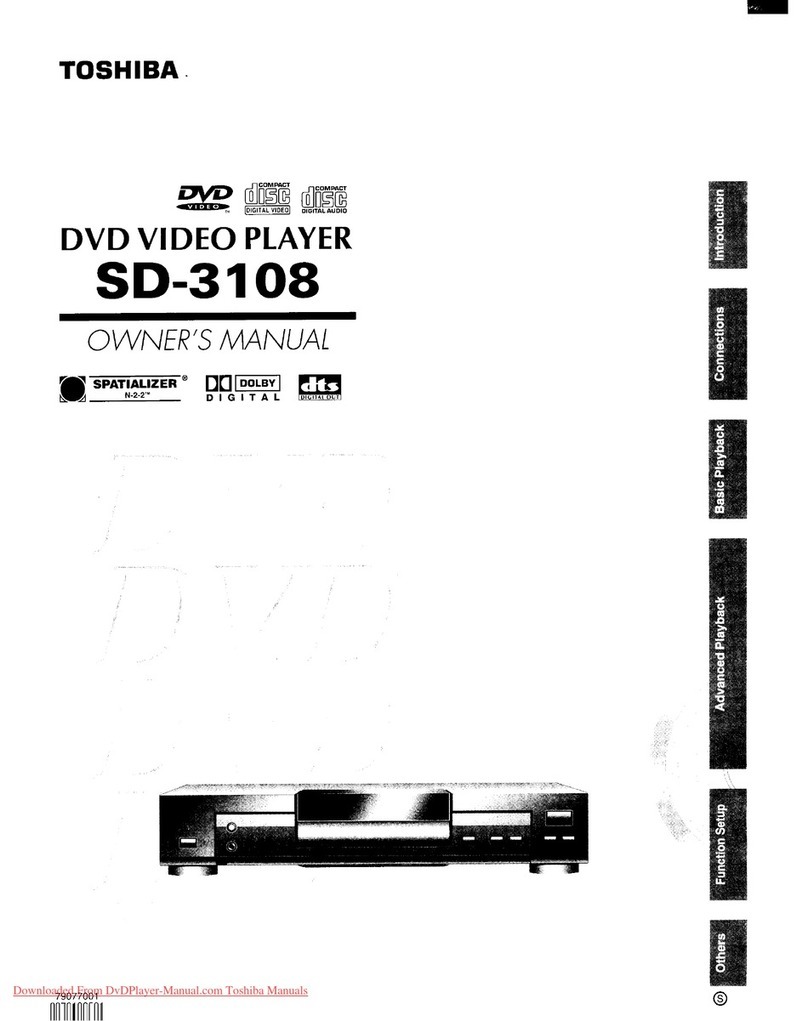 Toshiba SD-3108 User manual