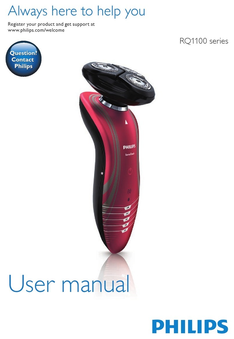 Philips RQ1197 User manual Philips RQ1197 User manual