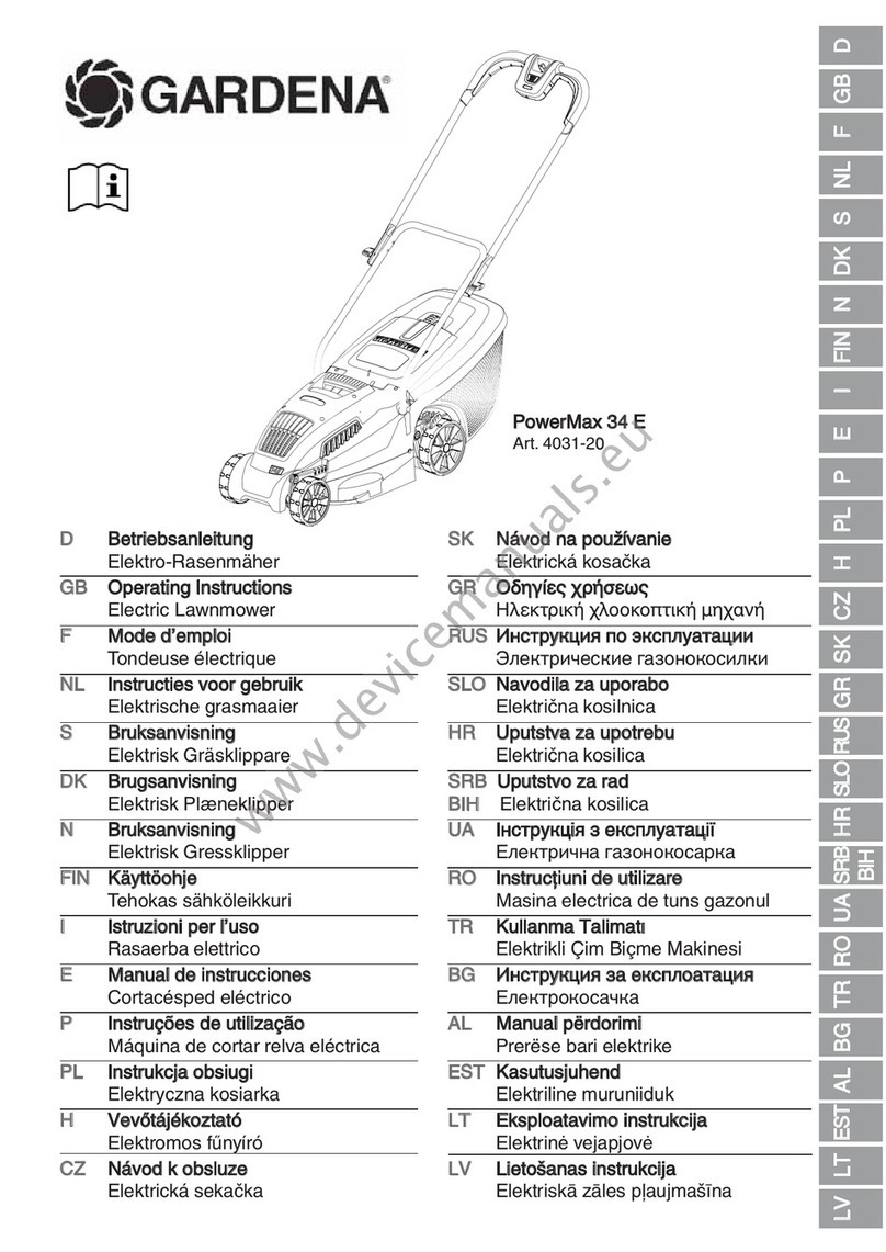 Gardena PowerMax 34 E operating instructions