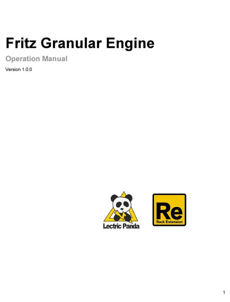 Propellerhead gritz Operation manual