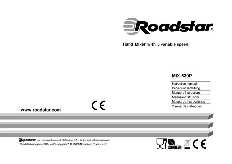 Roadstar MIX-630P instruction manual