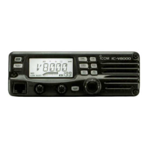 Icom IC-V8000 User manual