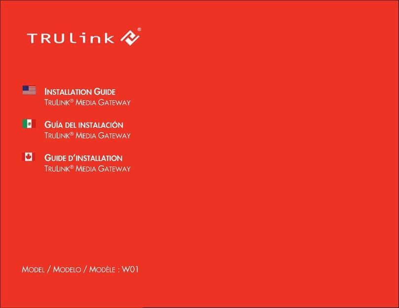 TRUlink W01 installation guide