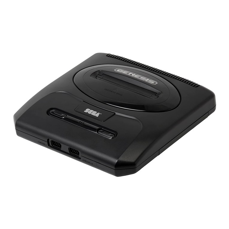 Sega genesis User manual