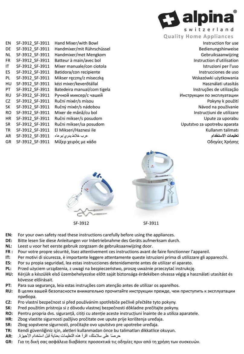 Alpina SF-3912 Instructions for use