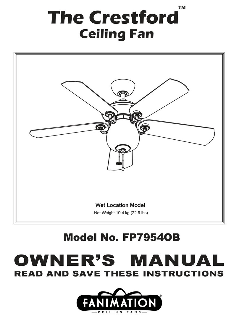 Fanimation FP7954OB User manual