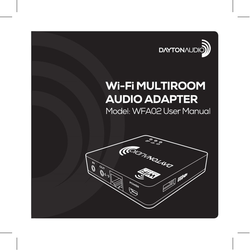 DaytonAudio WFA02 user manual