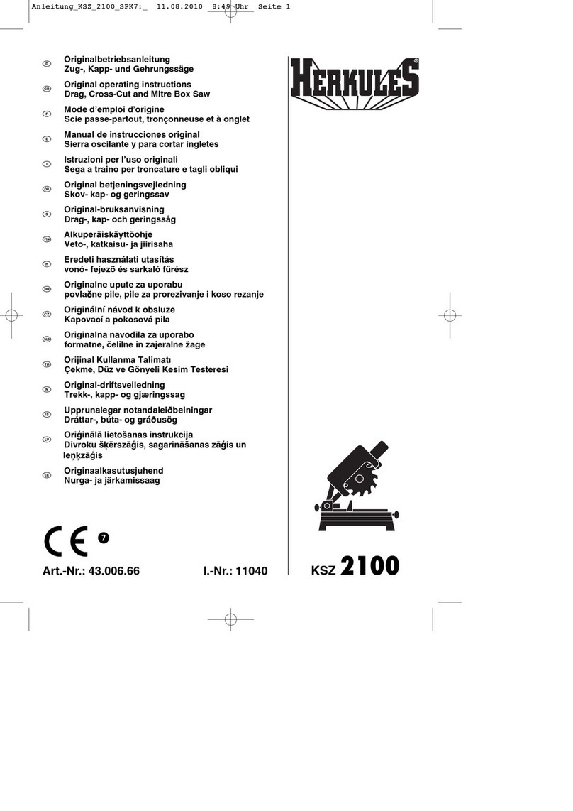 HERKULES KSZ 2100 Original operating instructions