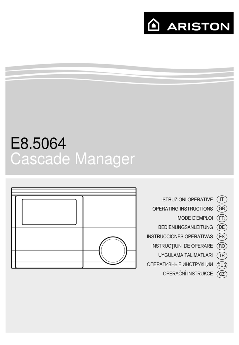 Ariston E8.5064 operating instructions