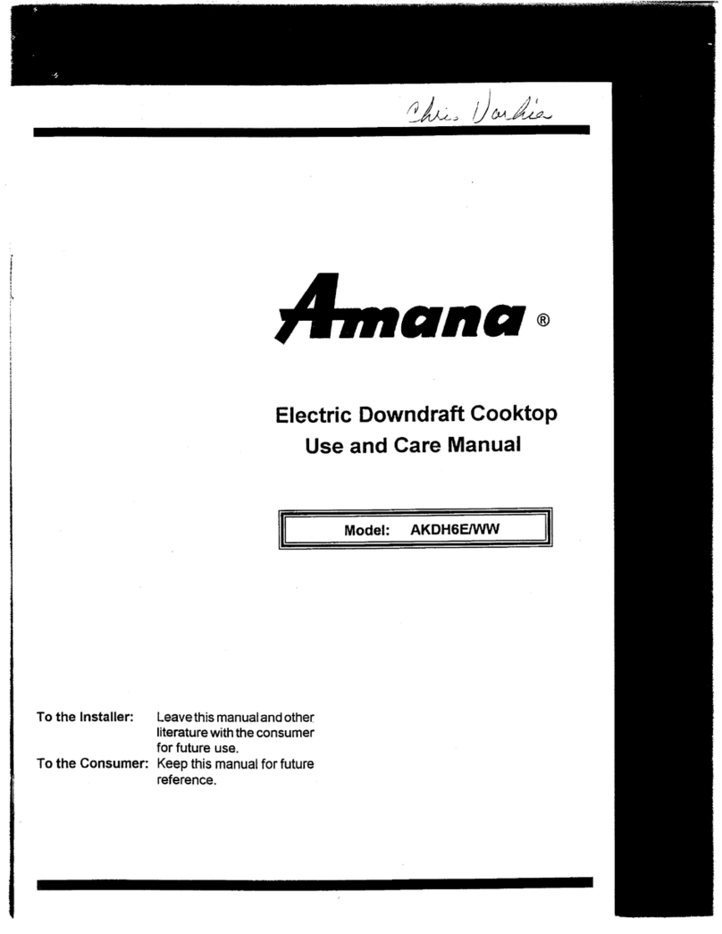Amana AKDH6E/WW User manual