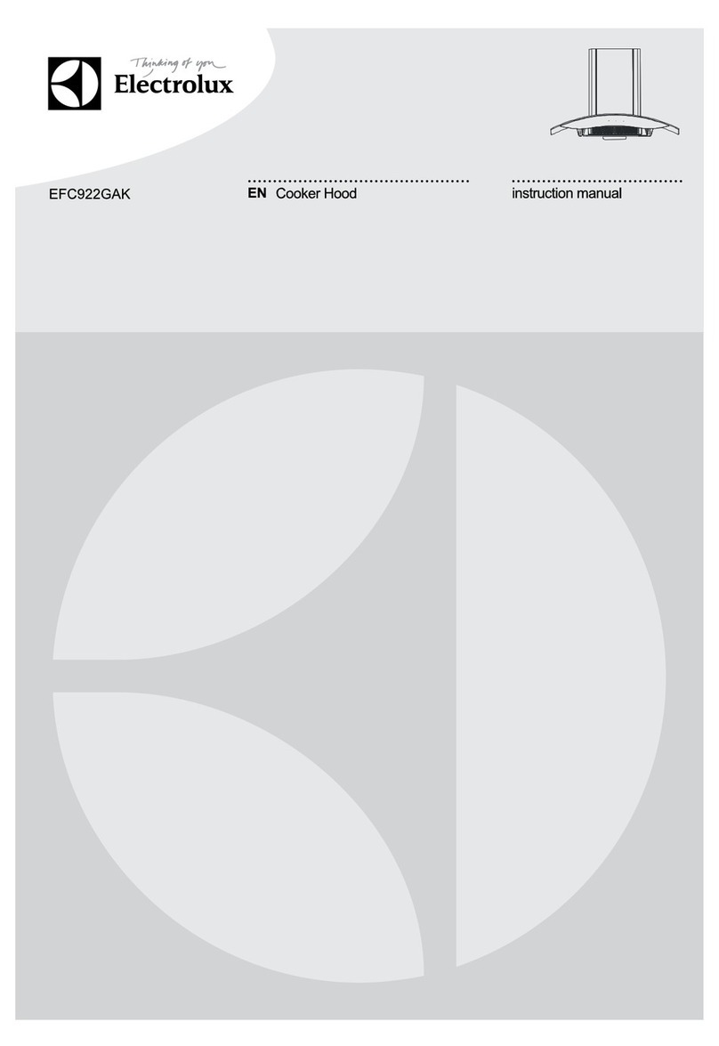 Electrolux EFC922GAK instruction manual