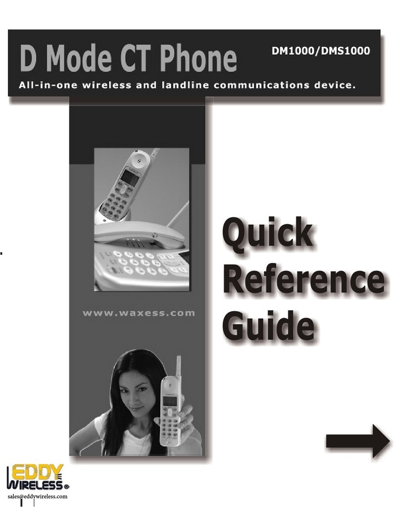 Eddy Wireless DM1000 Quick reference guide