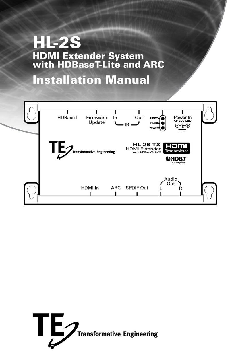TE HL-2S installation manual