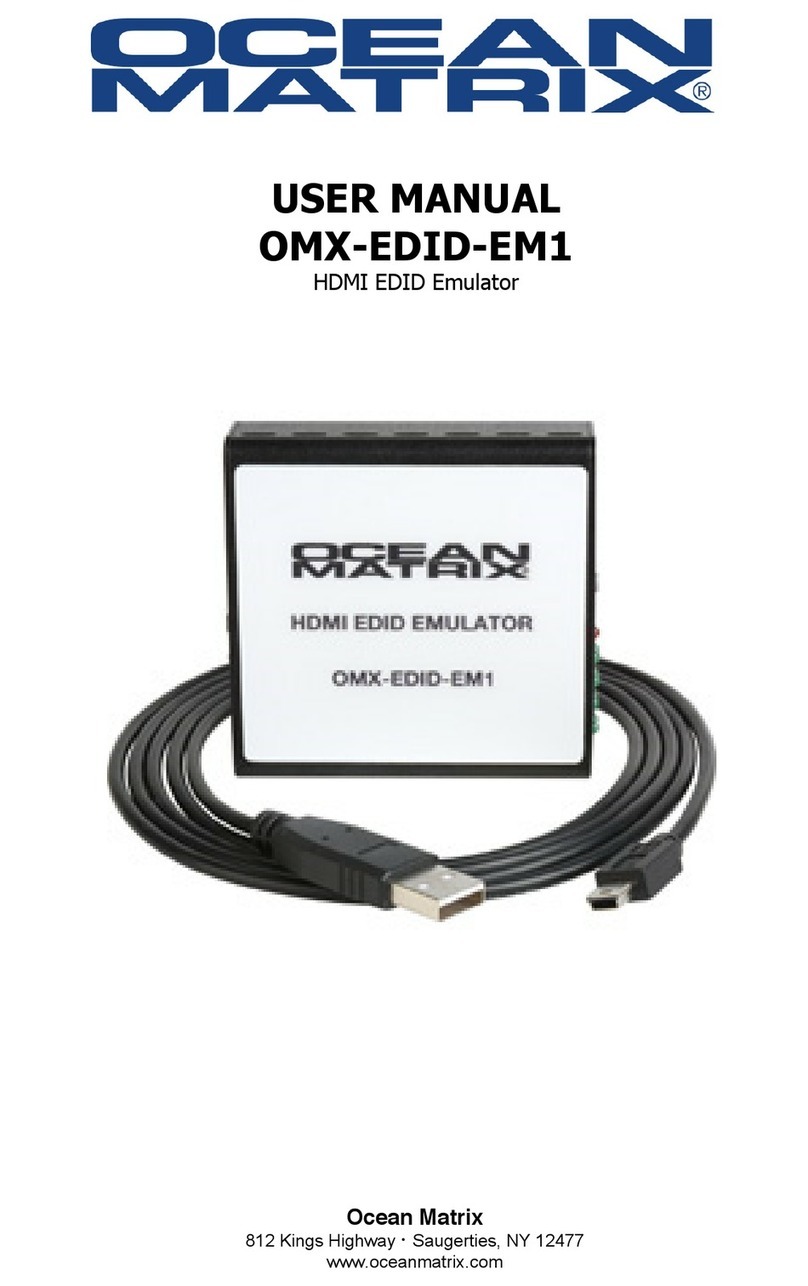Ocean Matrix OMX-EDID-EM1 user manual