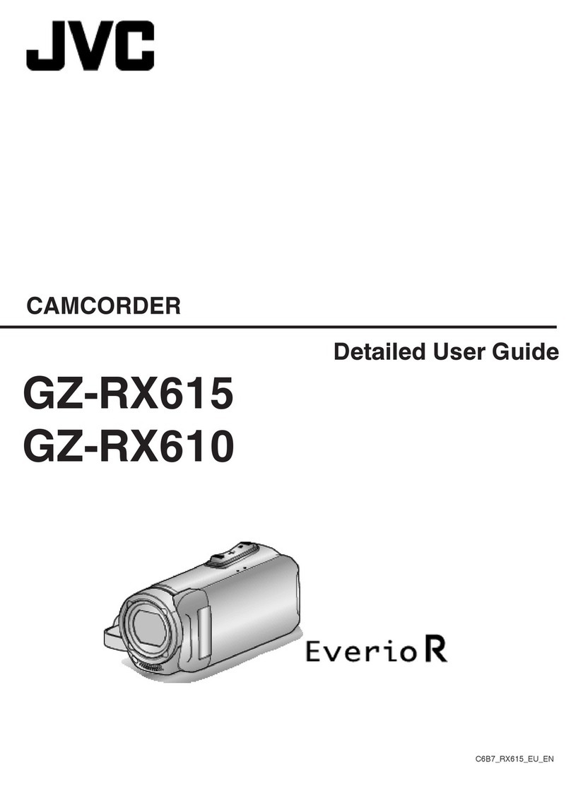 JVC Everio GZ-RX610 Operating and maintenance manual
