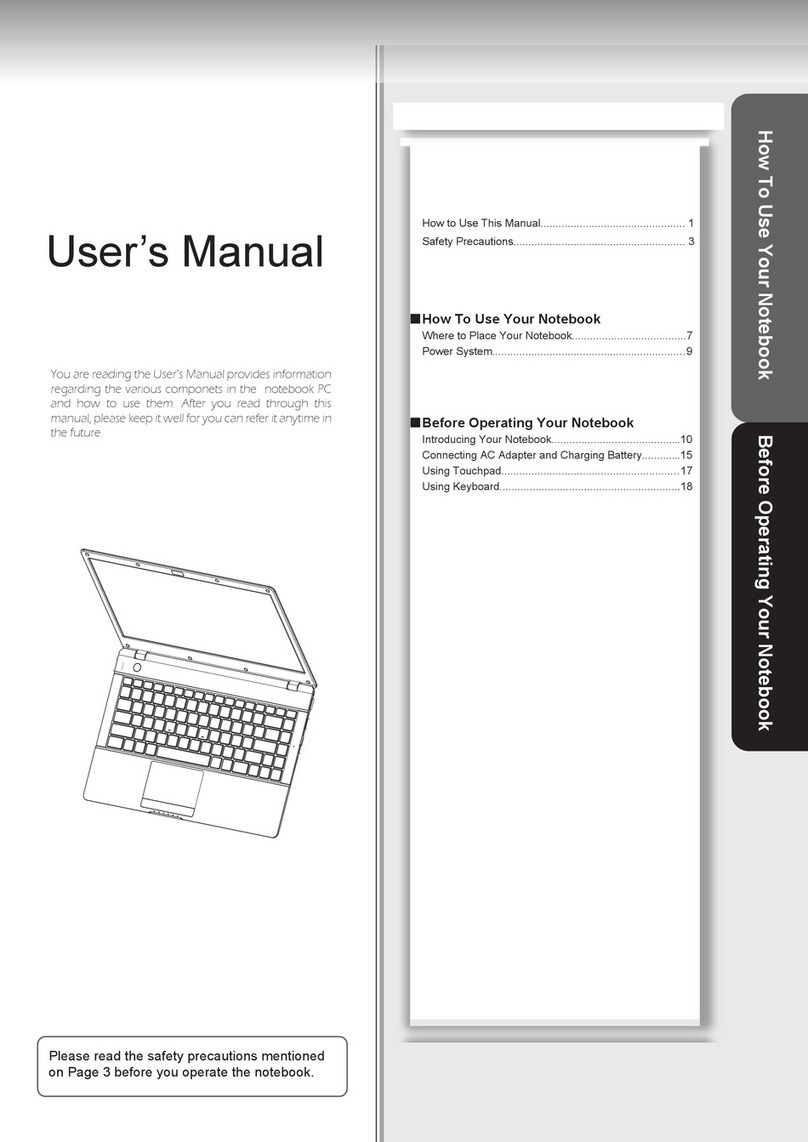 MAXDATA M-Book 4000 U G1 User manual