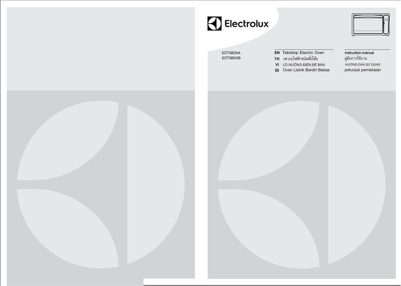 Electrolux EOT38DXA instruction manual