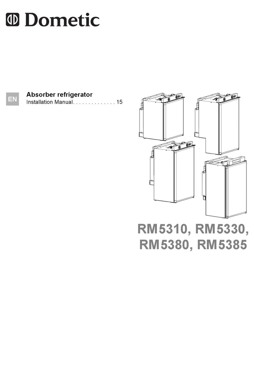 Dometic RM 5310 installation manual