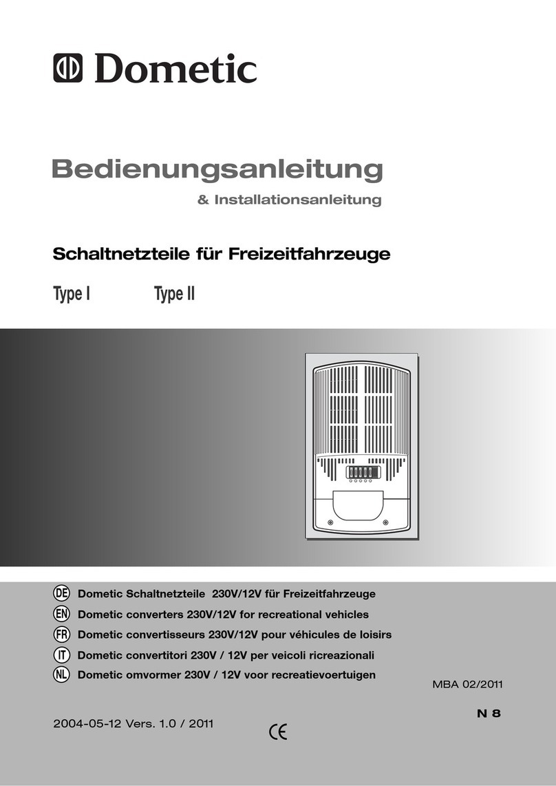 Dometic Type I operating manual