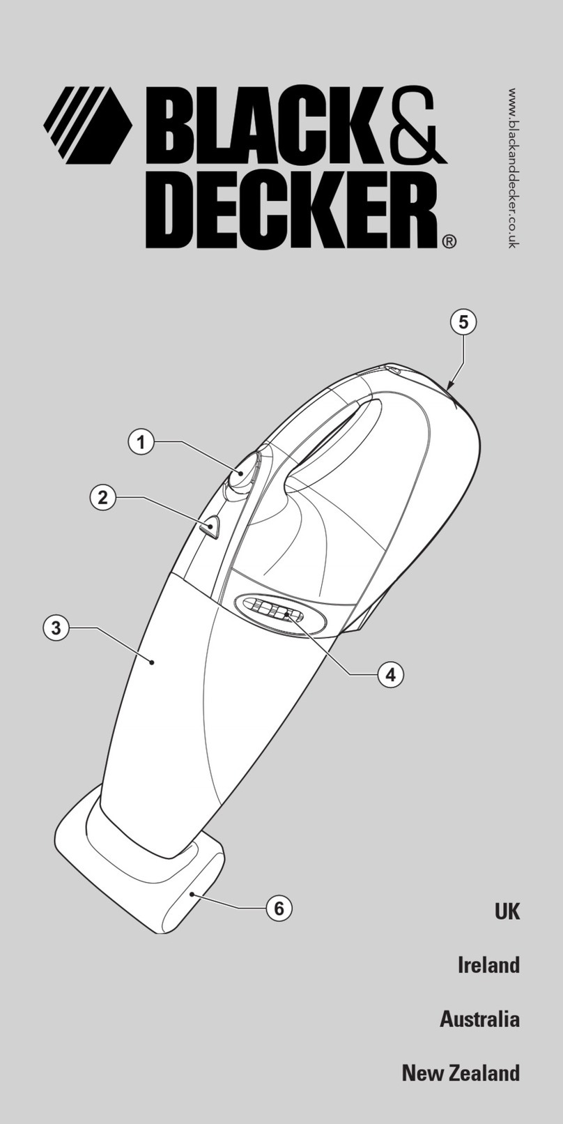 Black & Decker CV1205 User manual